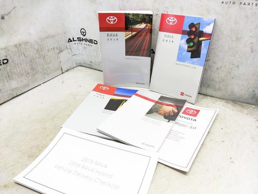 2019 Toyota RAV4 Owners Manual Set 01999-42803 OM42803U OEM - Alshned Auto Parts