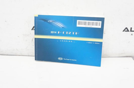 2014 Kia Forte  Owner's Manual Book EA70-EU3DC OEM - Alshned Auto Parts