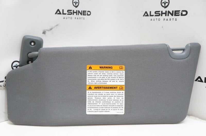 11-14 Ford F150 driver left side sun visor 9l34-1504101 OEM - Alshned Auto Parts