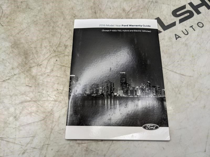 2016 Ford Fusion Owners Manual set GE5J-19A321-AA OEM - Alshned Auto Parts