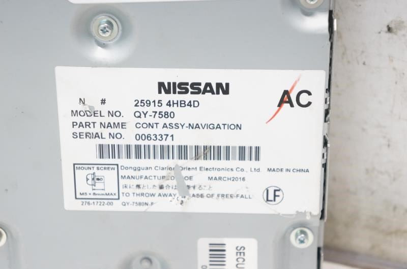 2016 Infiniti Q50 Navigation Control Module 259154HB4D OEM - Alshned Auto Parts