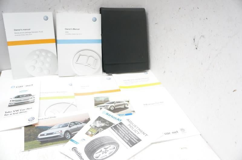 2015 Volkswagen Jetta Owner's Manual Book Set with Case - Alshned Auto Parts