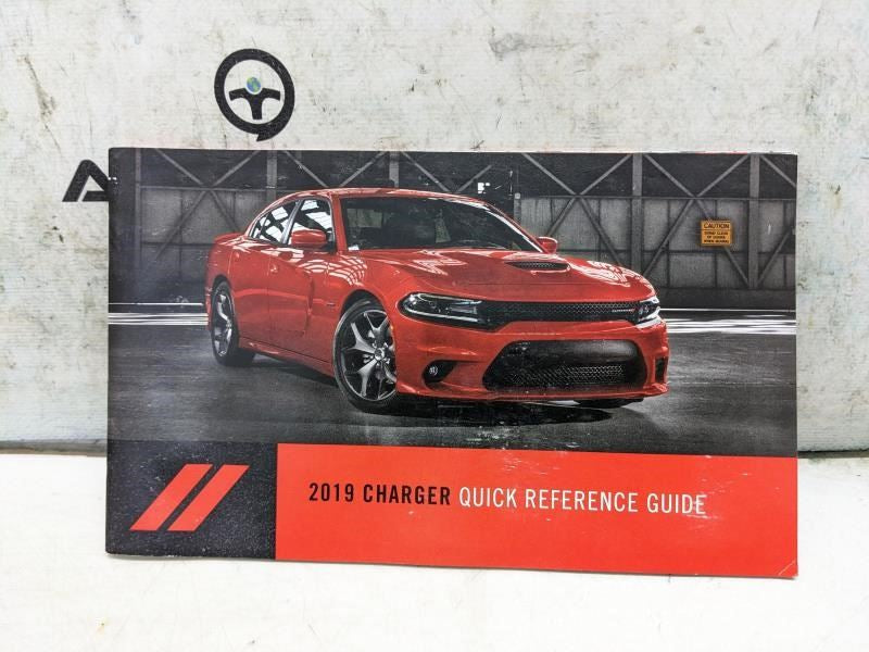 2019 Dodge Charger User & Quick Reference Guide 19LD-926-AA OEM - Alshned Auto Parts