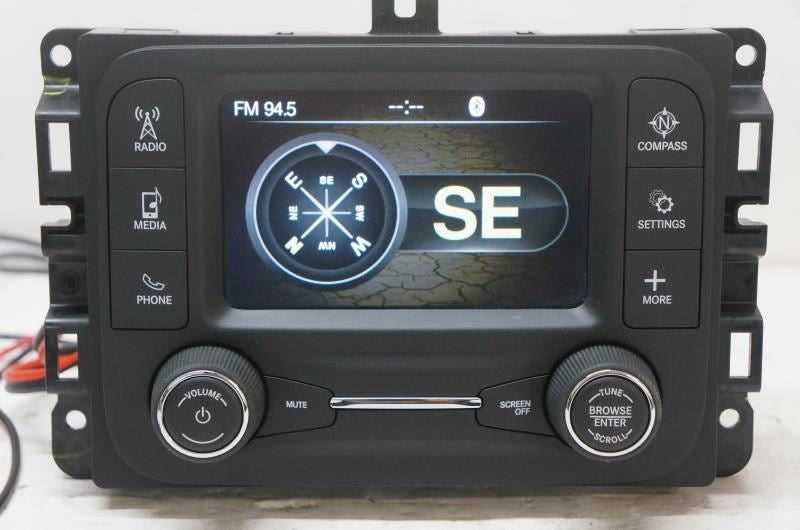 17-18 Jeep COMPASS Audio Radio Display 5" Receiver Opt UAA OEM P68292817AH - Alshned Auto Parts