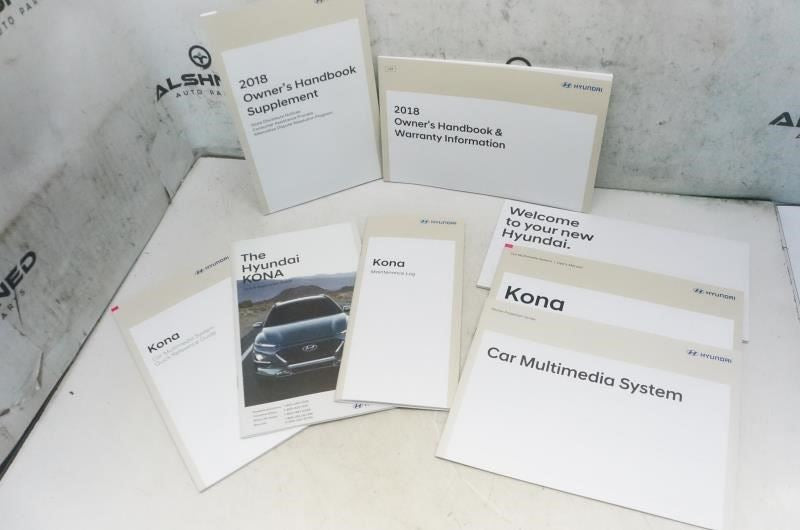 2018 Hyundai Kona Quick Reference Guide set R38145 OEM - Alshned Auto Parts