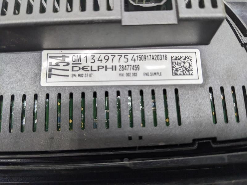 2016-2019 Buick Cascada Radio AC Heater Temperature Climate Control 13458537 OEM - Alshned Auto Parts