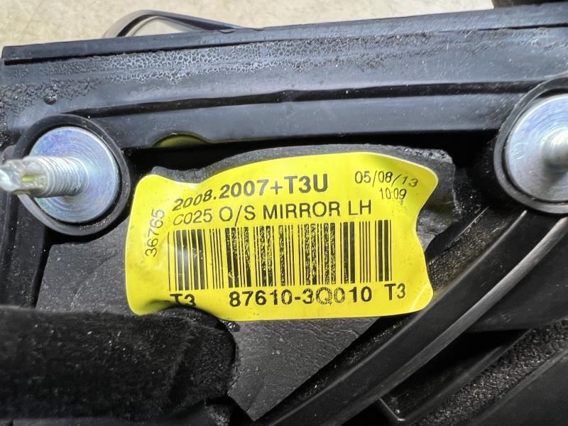 11-14 Hyundai Sonata Left Driver Outside Rearview Mirror 87610-3Q010 OEM *ReaD* - Alshned Auto Parts