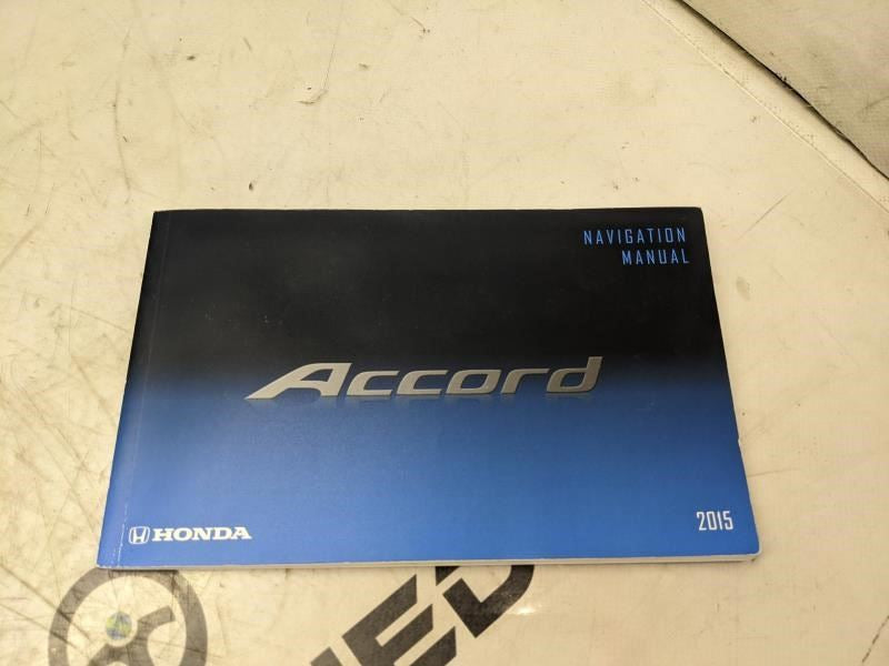 2015 Honda Accord Navigation Manual set with Case 31T2A820 00X31-T2A-8200 OEM - Alshned Auto Parts