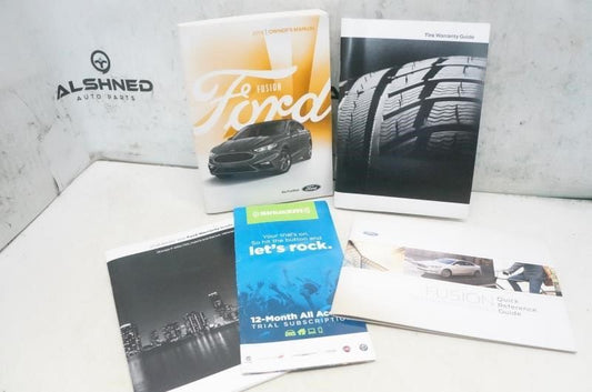 2018 Ford Fusion Owners Manual set JE5J-19A321-AB OEM - Alshned Auto Parts