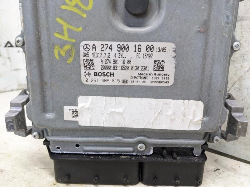 2016-2019  Mercedes-Benz C300 Engine Control Module ECU ECM 274-900-16-00 OEM - Alshned Auto Parts