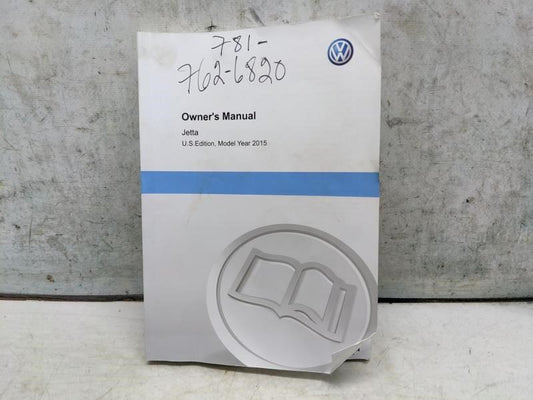 2015 Volkswagen Jetta US Edition Owners Manual set with Case 1525U1JT623 OEM - Alshned Auto Parts