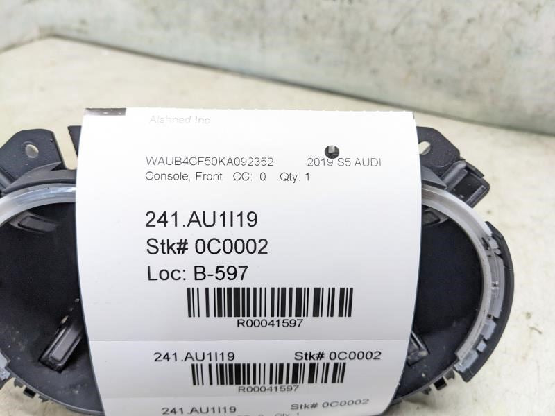 2018-2023 Audi S5 Front Center Console Dual Cup Holder 8W0-862-533-D OEM - Alshned Auto Parts