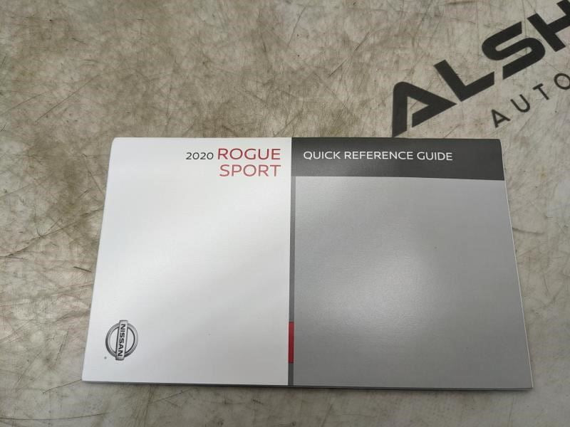 2020 Nissan Rogue Sport Quick Reference Guide set with Case WB20EA-NALLU4 OEM - Alshned Auto Parts