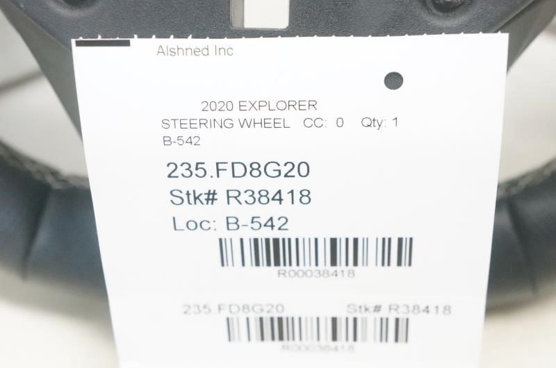 2020 Ford Explorer Steering Wheel Leather w Control Buttons LB5B-3600-MM *ReaD* - Alshned Auto Parts