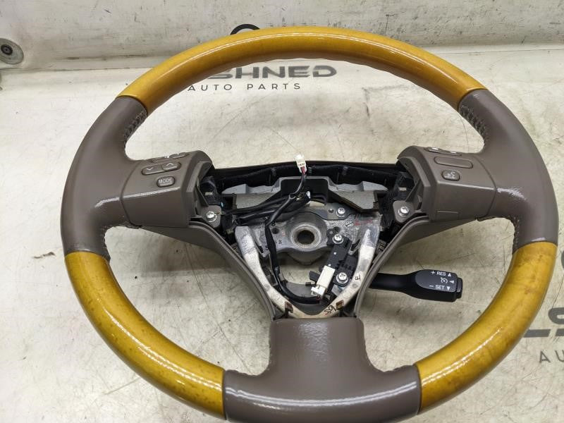 2007-2009 Lexus RX350 Wood Steering Wheel w Control Buttons 45100-48291 OEM - Alshned Auto Parts