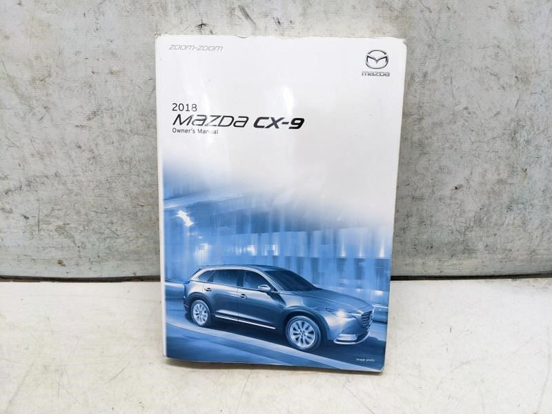 2018 Mazda CX-9 Owners Manual set with Case 8GC3-EA-17G OEM - Alshned Auto Parts