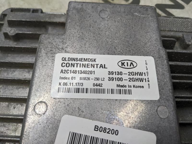 2018 Kia Sportage 2.4L Engine Control Module ECU ECM 39100-2GHW1 OEM *ReaD* - Alshned Auto Parts