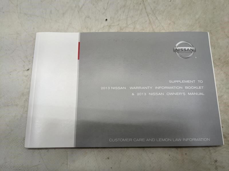 2013 Nissan Rogue Owners Manual set with Case OM3E-0S35U0 OEM - Alshned Auto Parts