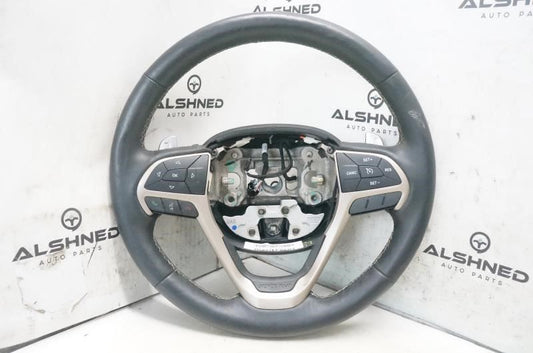 14-16 Jeep Grand Cherokee Steering Wheel  w Control Buttons 5RB86DX9AA *ReaD* - Alshned Auto Parts