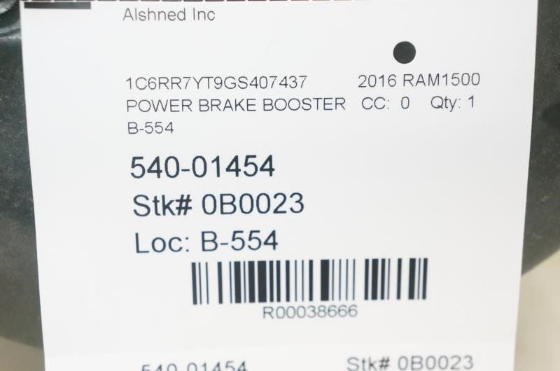 2013-2018 Ram 1500 Power Brake Booster 04581523AE OEM - Alshned Auto Parts