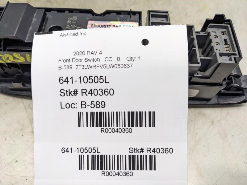 2019-2023 Toyota RAV4 FR LH Door Master Power Window Switch 84040-0R040 OEM - Alshned Auto Parts