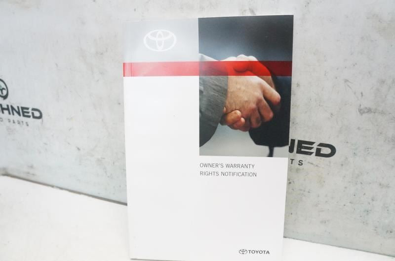 2015 Toyota Corolla Owners Manual set with Case 01999-12G79 OEM - Alshned Auto Parts