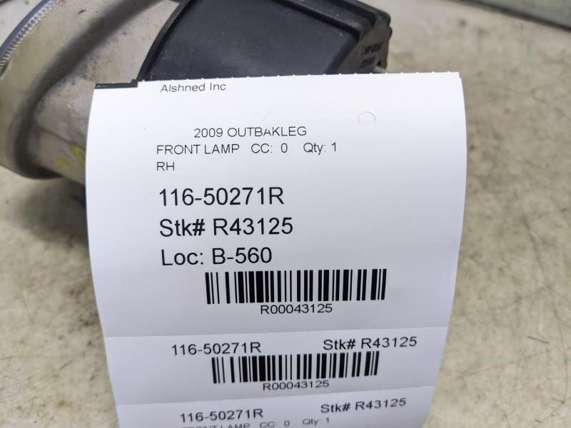 2007-2009 Subaru Outback Front Right Fog Light Lamp 84501AG10A OEM *ReaD* - Alshned Auto Parts