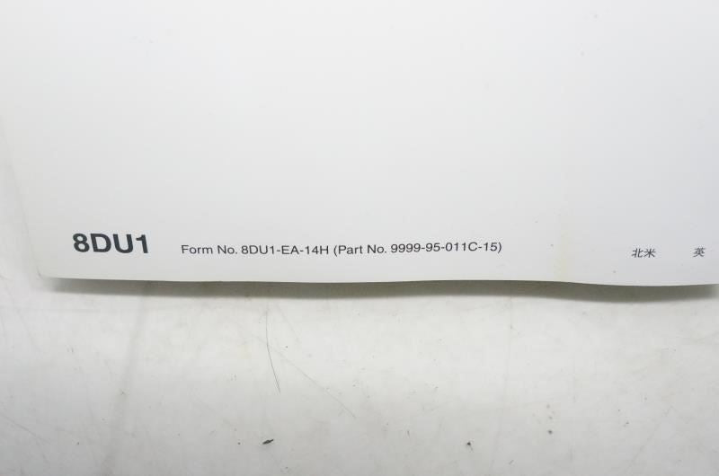 2015 Mazda CX-9 Owners Manual set with Case 8DU1-EA-14H OEM - Alshned Auto Parts