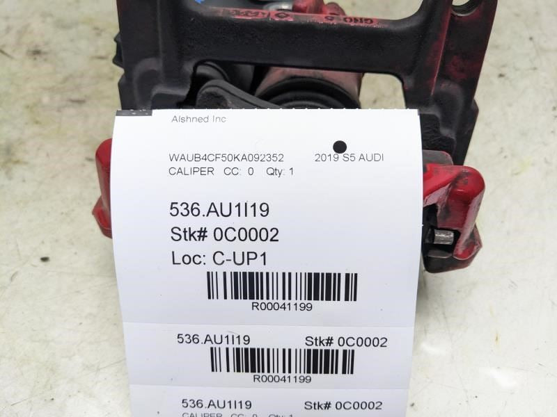 2019-2023 Audi S5 Rear Left Brake Caliper Red 8W0-615-403-H OEM - Alshned Auto Parts