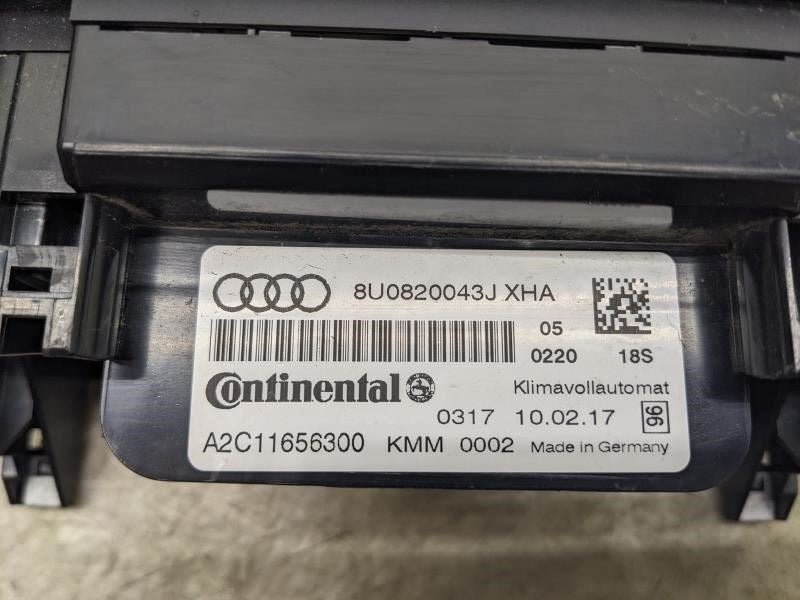 2015-2018 Audi Q3 AC Heater Temperature Climate Control 8U0820043JXHA OEM - Alshned Auto Parts