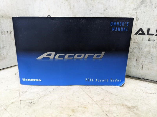 2014 Honda Accord Sedan Owners Manual Set 00X31-T2A-6100 OEM - Alshned Auto Parts