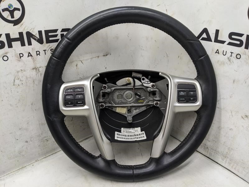 2011-16 Chrysler Town & Country Steering Wheel w Control Buttons 5SE44DX9AA OEM - Alshned Auto Parts