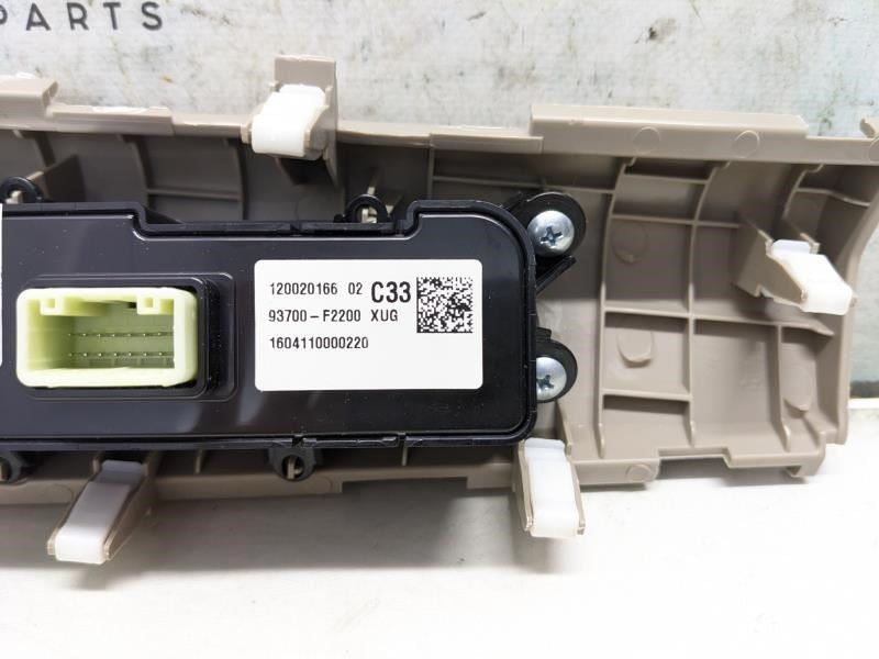 2017-2020 Hyundai Elantra Dash Dimmer Light Rheostat Switch 93700-F2200-XUG OEM - Alshned Auto Parts