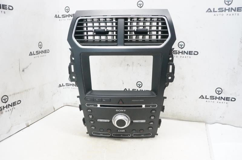 2018 Ford Explorer Radio Climate Control Panel Sony Sound GB5T-14D017-CD OEM - Alshned Auto Parts