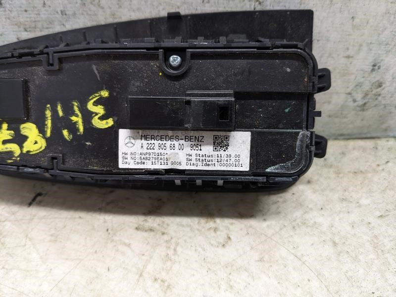 16 Mercedes-Benz C300 FR LH Door Master Power Window Switch 22290568009051 OEM - Alshned Auto Parts