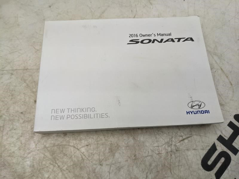 2016 Hyundai Sonata Owners Manual Set with Case GC10-EU62D OEM - Alshned Auto Parts