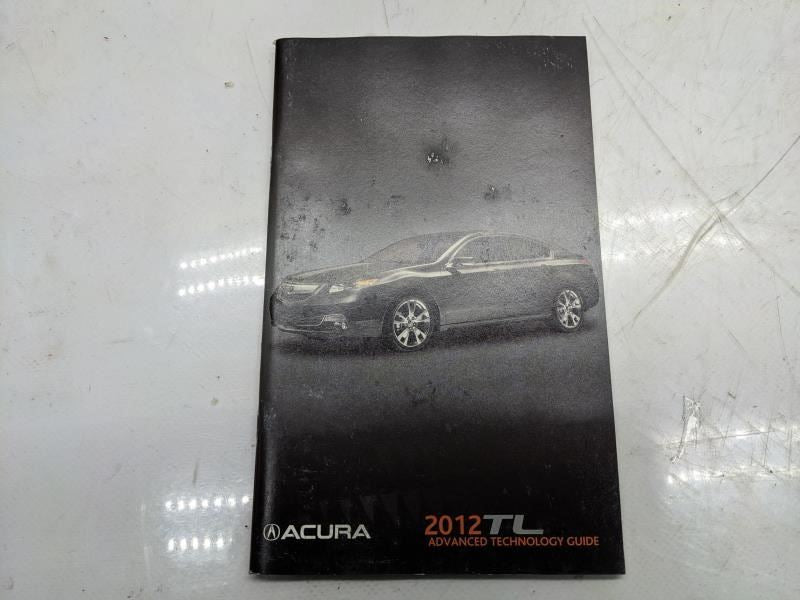 2012 Acura TL Owners Manual Set with Case 31TK4630 00X31-TK4-6300 OEM - Alshned Auto Parts