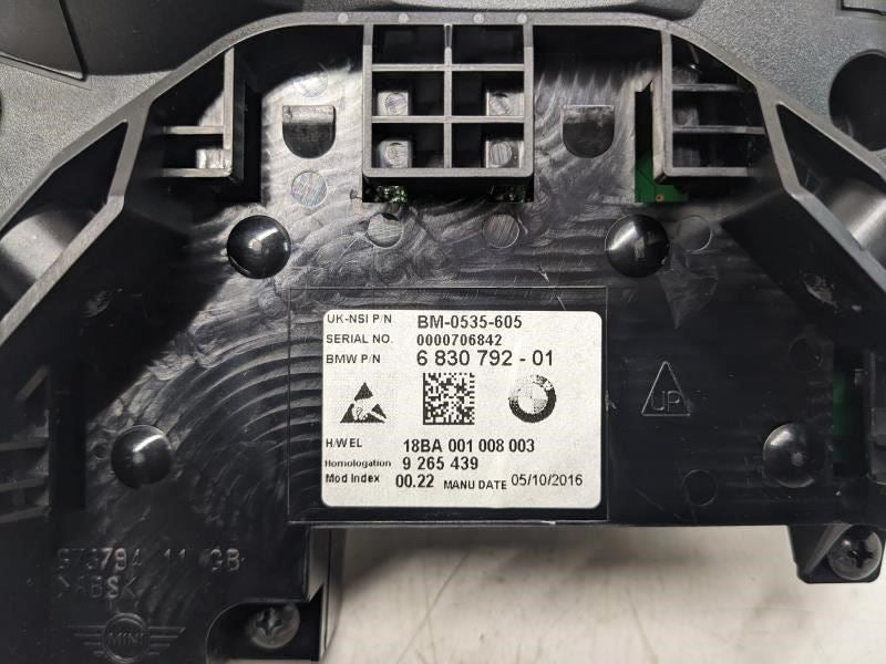 14-22 Mini Cooper Clubman Speedometer Cluster Mileage Unknown 62106830792 OEM - Alshned Auto Parts