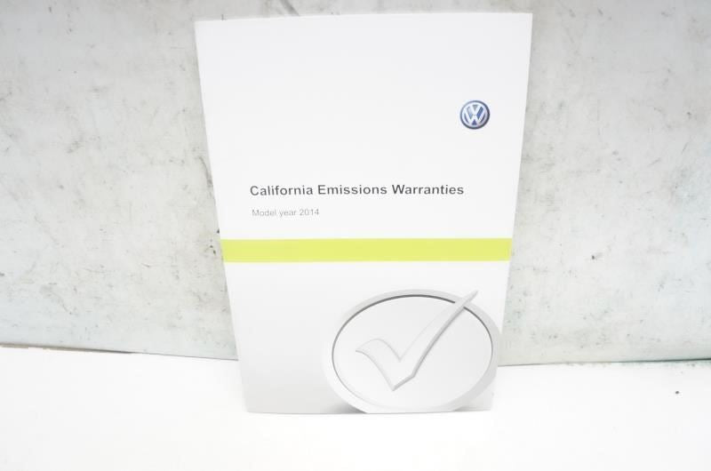 2014 Volkswagen Passat Quick Start Guide set with Case R38229 OEM - Alshned Auto Parts