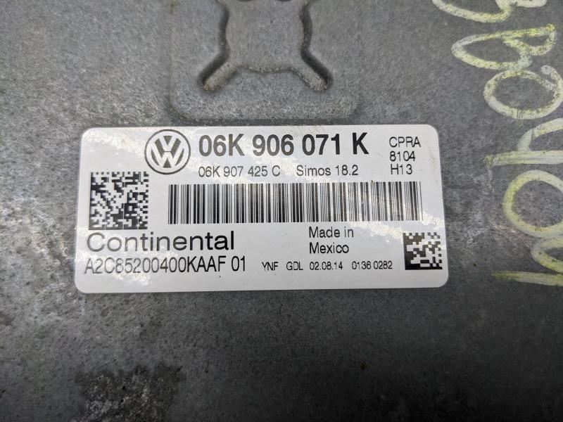 2015 Volkswagen Passat Engine Control Module ECU ECM 06K906071K OEM - Alshned Auto Parts