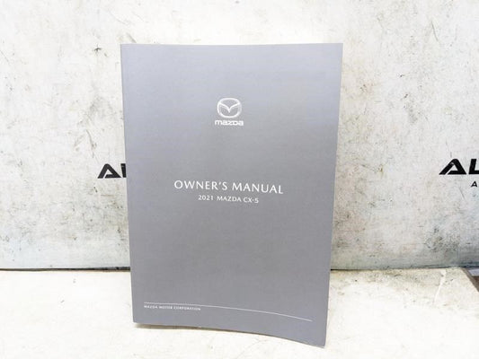 2021 Mazda CX-5 Owners Manual Set with Case 8JM9-EA-20G OEM - Alshned Auto Parts