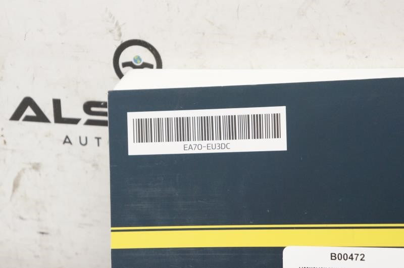 2014 Kia Forte  Owner's Manual Book EA70-EU3DC OEM - Alshned Auto Parts