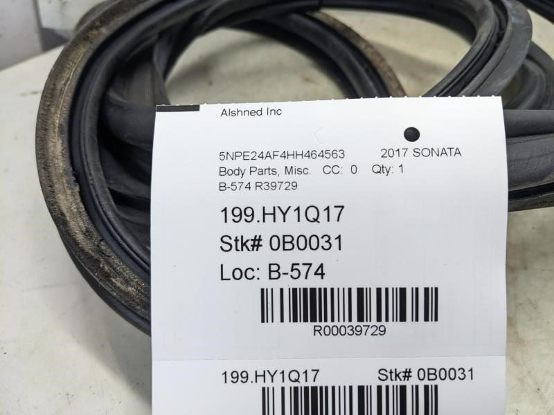 2015-2017 Hyundai Sonata Trunk Lid Weatherstrip Seal 87321-C2000 OEM - Alshned Auto Parts