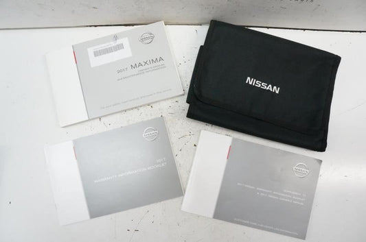 2017 Nissan Maxima Owner's Manual Book Warranty Case OM17EA 0A36U2 OEM - Alshned Auto Parts
