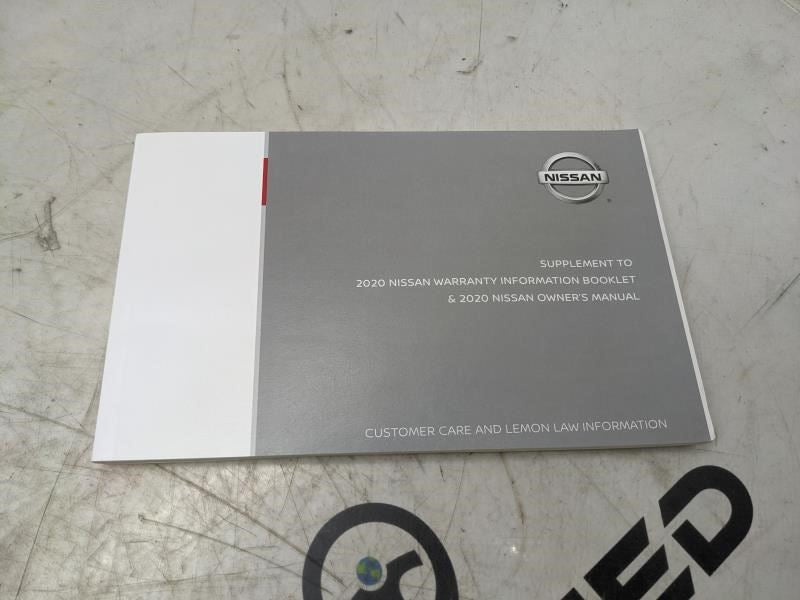 2020 Nissan Rogue Sport Quick Reference Guide set with Case WB20EA-NALLU4 OEM - Alshned Auto Parts