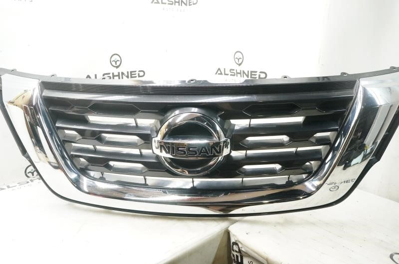 2019 Nissan Pathfinder Front Upper Grille 623109PM1B OEM - Alshned Auto Parts