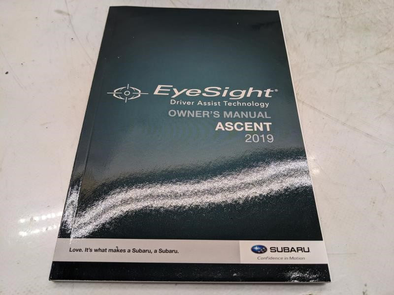 2019 Subaru Ascent Owners Manual Set with Case MSA5M1900A OEM - Alshned Auto Parts