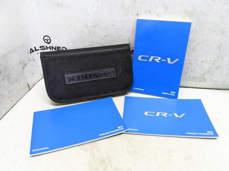 2019 Honda CR-V Owners Guide set with Case 00X31-TLA-G201 OEM - Alshned Auto Parts