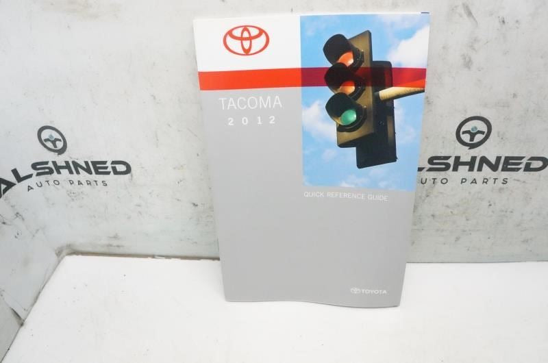 2012 Toyota Tacoma Owners Manual set with Case 01999-35A48 0M35A48U OEM - Alshned Auto Parts