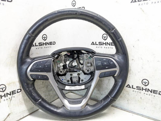 18-21 Jeep Grand Cherokee Steering Wheel Leather w/ Control Buttons 6KU901CCAB - Alshned Auto Parts